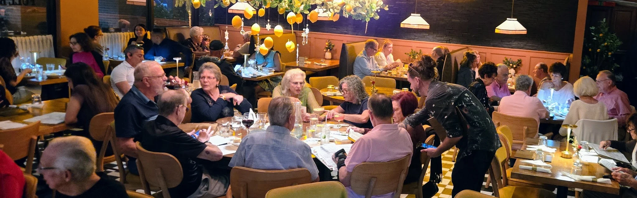 Family dinner at Sole Mio Italian Restaurant Boynton Beach