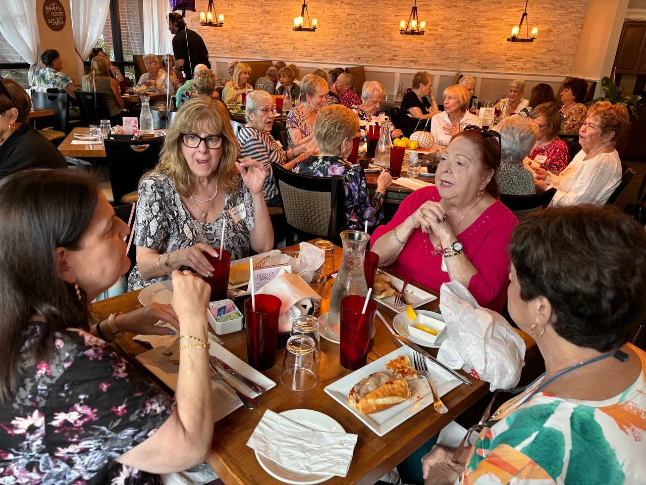 Group dining at Sole Mio — tables for 6 to 20 guests in Boynton Beach
